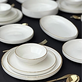 6 Kişilik 27 parça Carmen Soft Lüks Yemek Takımı